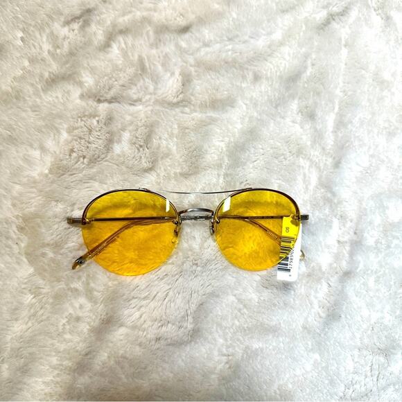 Garrett Leight Beaumont Brushed Silver-Champagne Sunglasses NWT - Picture 4 of 10